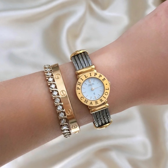 AUTHENTIC VINTAGE PHILIPPE CHARRIOL TWO-TONED WATCH